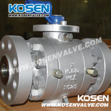 Three Piece Flanged Trunnion Ball Valves